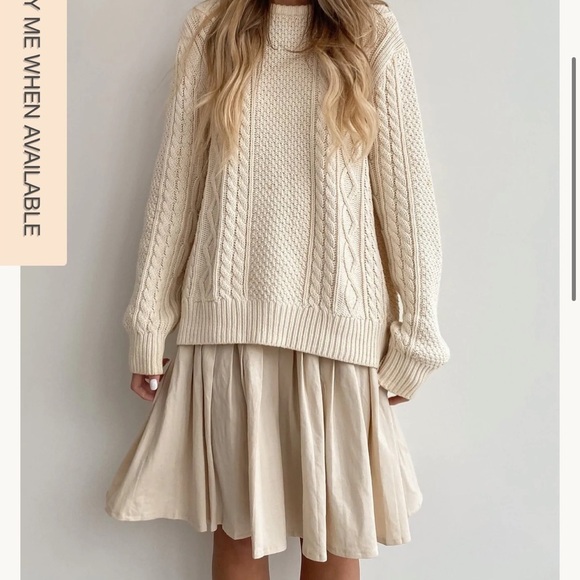 Tessa Cream Skirt by Eliyas the Brand - Picture 1 of 6